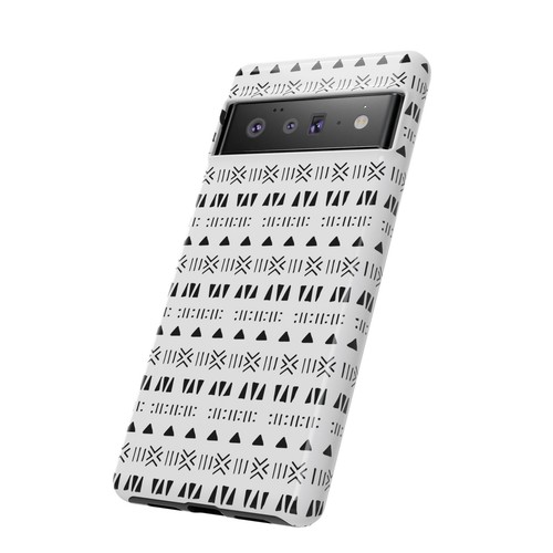 Black and White Southwestern Aztec Pattern Google Pixel Tough Cases - 第 55/131 張圖片