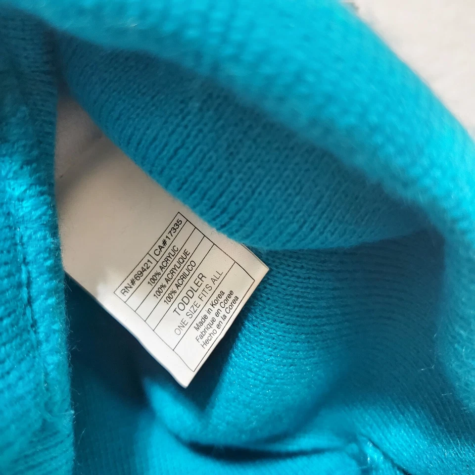 NBA New Orleans Charlotte Hornets Niño Pequeño Pom Puño Tejido Sombrero Gorro -Reebok Nuevo con Etiquetas Foto 4 de 4