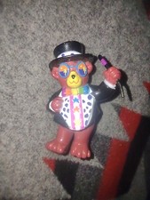 Vtg Lisa Frank Hollywood Rainbow Bear 1990 PVV Figure