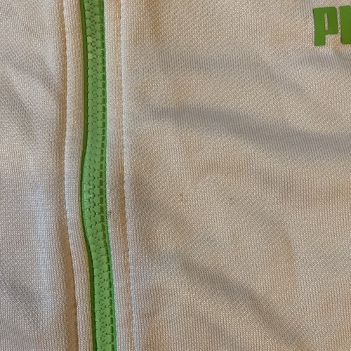 Giacca da uomo Puma cerniera completa manica lunga tasche sgabello da bar taglia XXL bianco - Foto 6 di 11