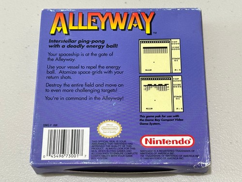 Alleyway (Nintendo Game Boy) Complete Authentic - Picture 7 of 18