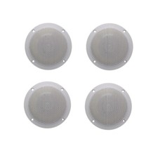 Herdio Marine Waterproof Boat Speakers Flush Mount Ceiling Speakers 2 Pairs 