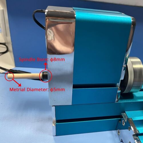 Hochleistung Mini Metall Drehbank Weich Metallbearbeitung DIY Modell Machen 36W - Bild 8 von 8