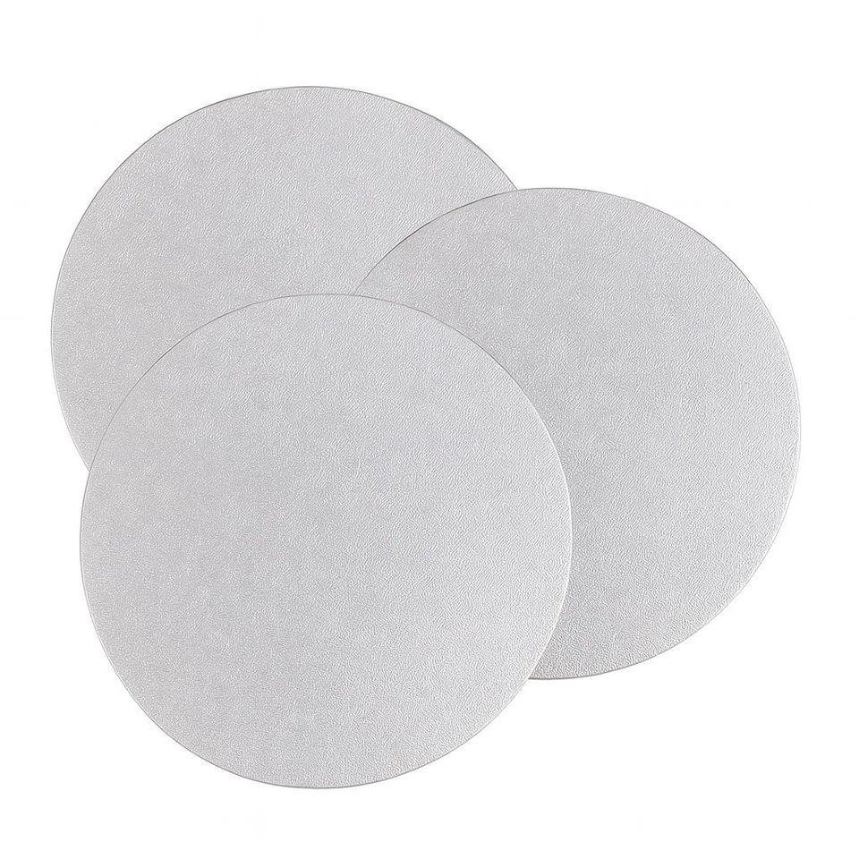 3 x base torta argentata 20 cm Silikomart sottotorta rigido riutilizzabile - Immagine 3 di 4