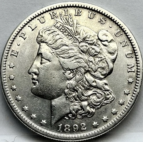 1892-S  Morgan Silver Dollar,  XF++/AU Range , Key Date, San Francisco Mint
