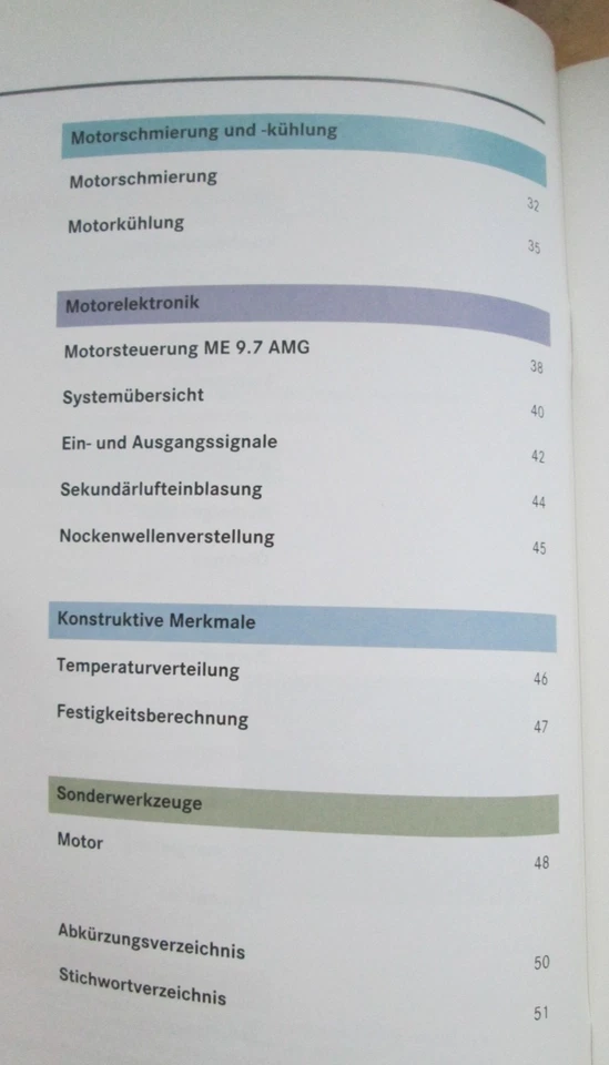 Werkstatthandbuch Mercedes Motor M 156 AMG 8 Zylinder Benzin Motor - Bild 3 von 4