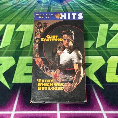 Every Which Way But Loose VHS Clint Eastwood Comedy PG Warner Bros Hits 114min