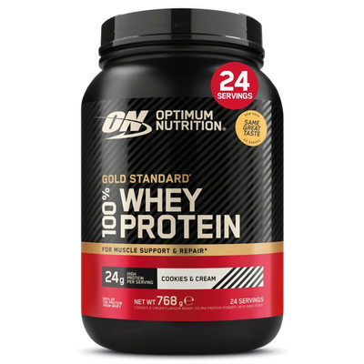 (54,56 EUR/kg) Optimum Nutrition 100% Whey Gold Standard 768g Protein Eiweiß