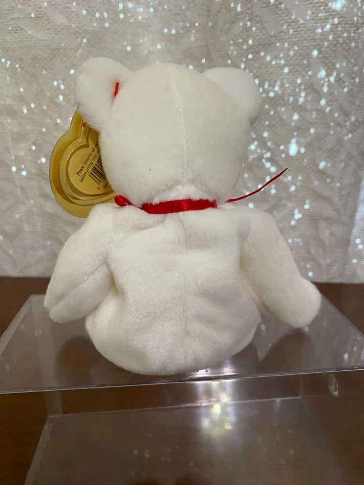 Beanie Baby VALENTINO - BROWN NOSE, PVC Pellets, 1993/94, Oakbrook, No Stamp - Image 4 of 4