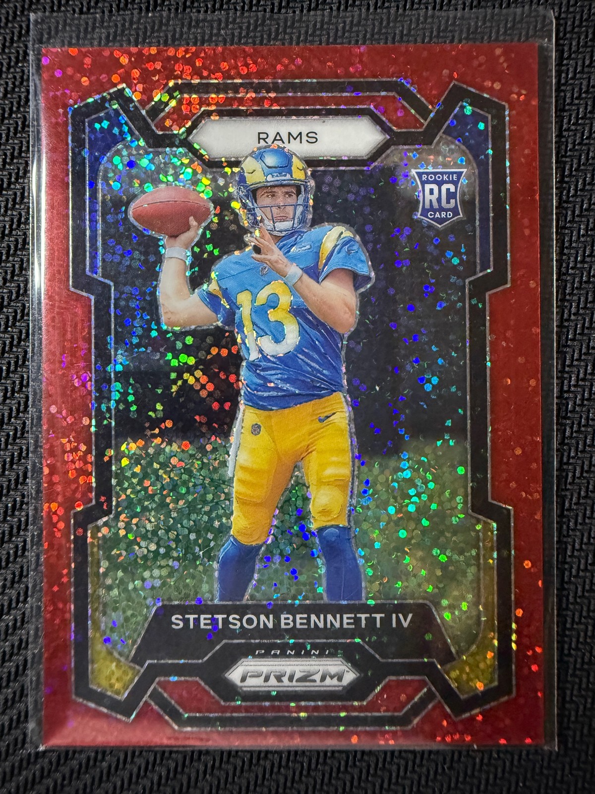 Stetson Bennett Panini Prizm #358 Red Sparkle