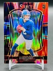 2025 Panini Select Premier Level Red and Black Prizm Shock Jaxson Dart SP (RC)