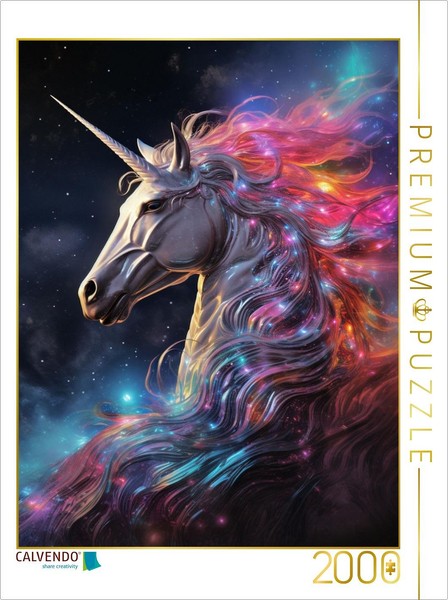 Calvendo Puzzle Magical Unicorn | 2000 Pieces, Finished Size 35.4 × 26.4 In (90-image