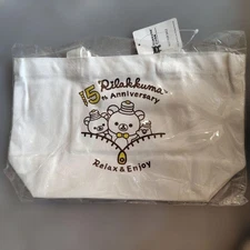 Rilakkuma 15th Anniversary Tote Bag White