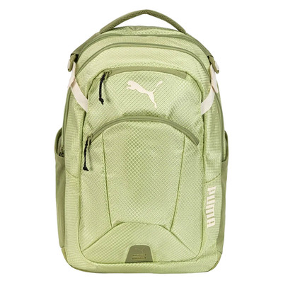 PUMA Challenger 2 Backpack Laptop Water Bottle Storage Green NEW