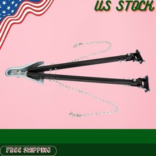 New 5000lb Universal Tow Bar W Chains Fits 24-41in Bumpers 2in Hitch