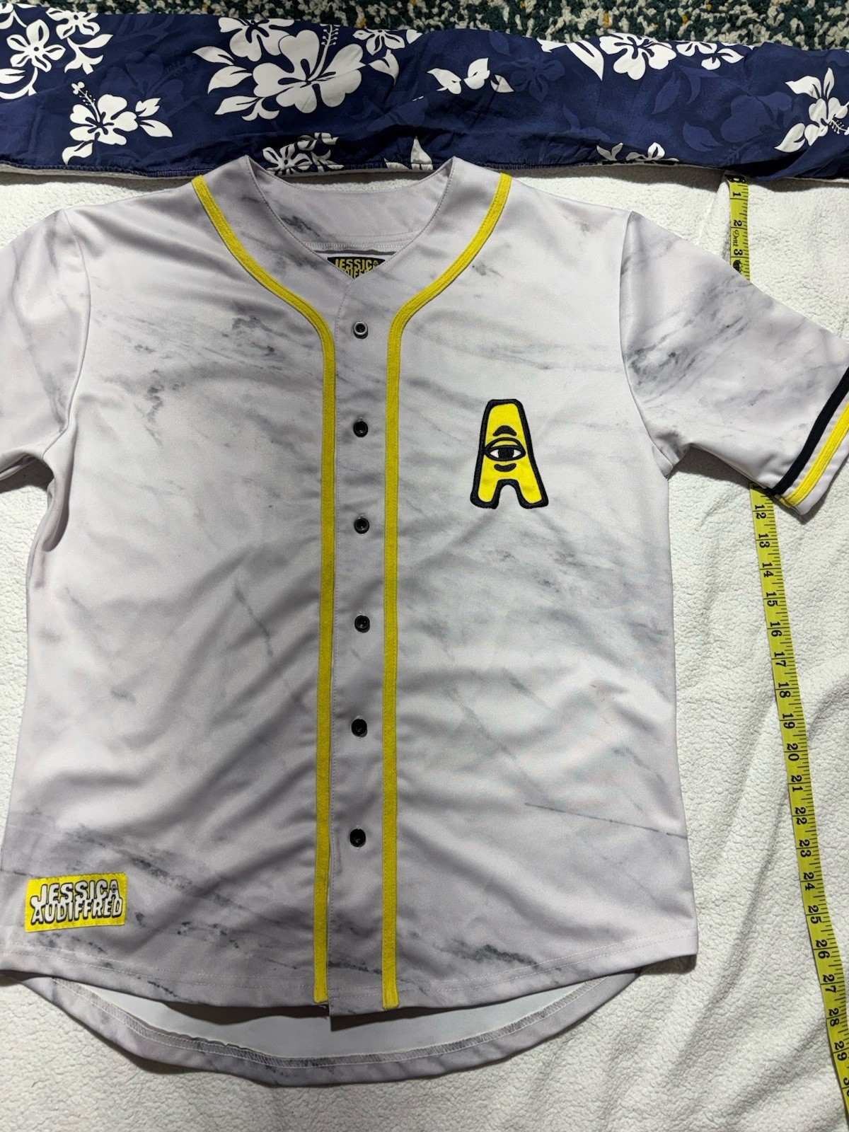 Trippin Baseball Jersey (White)