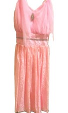 Girls Pink Princess Fancy Dress Costume Dress, Polyester, Size 8