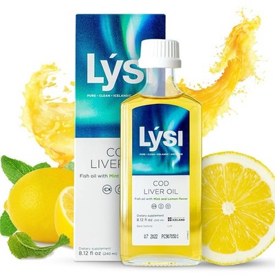 LÝSI COD LIVER OIL Dietary Supplement 240 mL - Exp: 03/2025