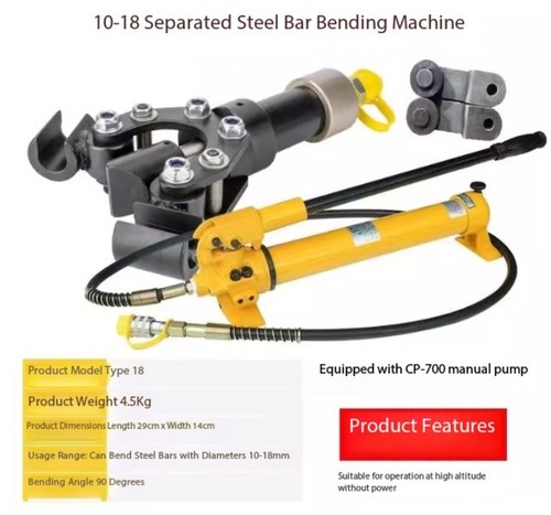 Reinforced Steel Bar Bending Machine/Rebar Bender/Manual Hydraulic Bending - Bild 10 von 12