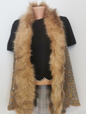 Leoparden-Weste mit Kunstfell, One Size