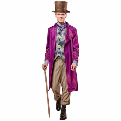 Willy Wonka Premium Charlie Schokoladenfabrik Buchwoche Erwachsene Herren Kostüm