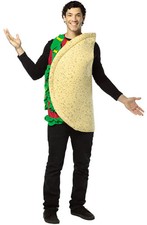 Brand New Lightweight Taco Adult Halloween Costume