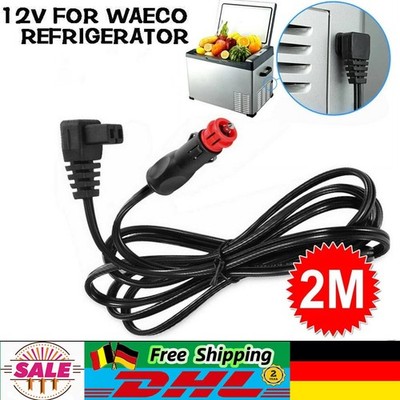 12V DC Kabel Anschlussleitung für WAECO Kühlschrank CF CDF Kompressorkühlbox 2M