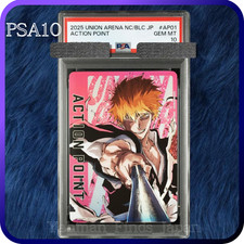 PSA 10 Union Arena BLEACH Ichigo Kurosaki Action Point Card AP01 Japanese 2025