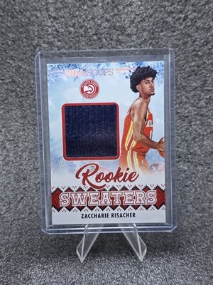 2024-25 NBA Hoops Winter Edition Zaccharie Risacher Rookie Sweaters RSW-RIS