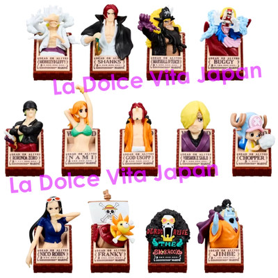 ONE PIECE Choco Surp Wanted Poster Figure Complete 13 types Nika Zoro Buggy Nami
