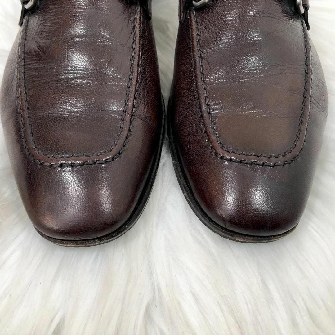 PRADA Men's Dress Shoes Loafers Leather Dark brown UK6/US7 112969c thumbnail 23