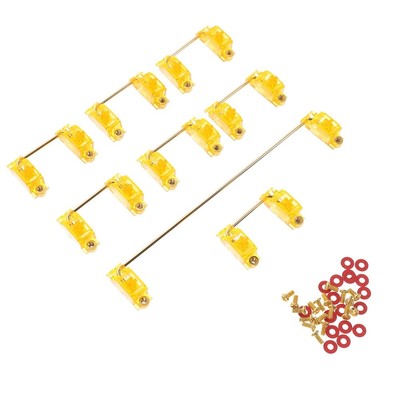 Gold-plated Screw Satellite Shaft Mechanical Keyboard for Large Keycap