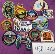 HSR CCC BSA 17 Patch Collection Spanning 18 Years