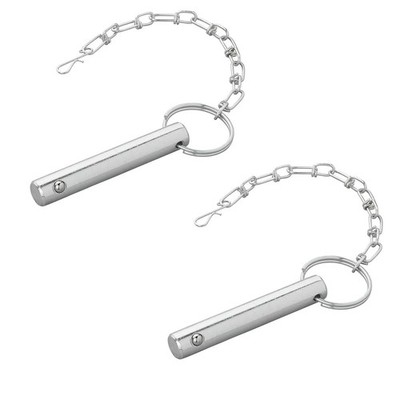 Steckbolzen Ø14,3 mm / 15,8 mm Abstellstützen verzinkt Sicherungsstift und Kette
