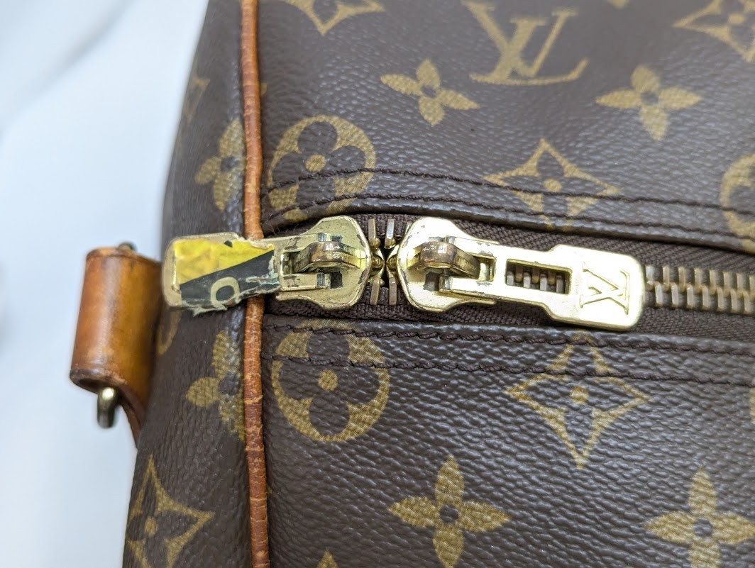 ニちゃん　Louis Vuitton ボストンバッグ ブラウン LOUIS VUITTON Monogram Sac Polochon 65 Boston Bag Brown M41222