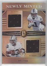 2020 Panini Gold Standard 91/249 Henry Ruggs III Lynn Bowden Jr #MMD11 1z6