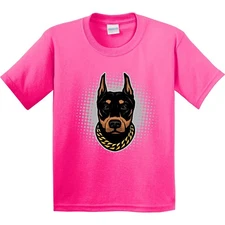 Inktastic Doberman Dog Youth T-Shirt Pets Apparel Clothing Tee Kids Children