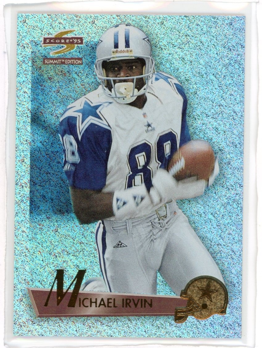 1995 Score Football Summit Edition #71 Michael Irvin Ground Zero NM Cowboys