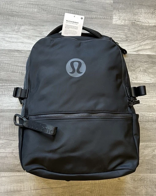 Lululemon New Crew Backpack Black 22L Excellent Condition