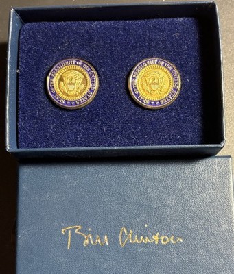Bill Clinton Presidential Seal Cufflinks