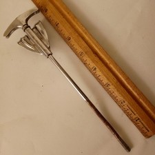 Ludwig Bass Drum Long Tension T-Rod Claw7.5"Chrome Vintage60s Club-Date Keystone