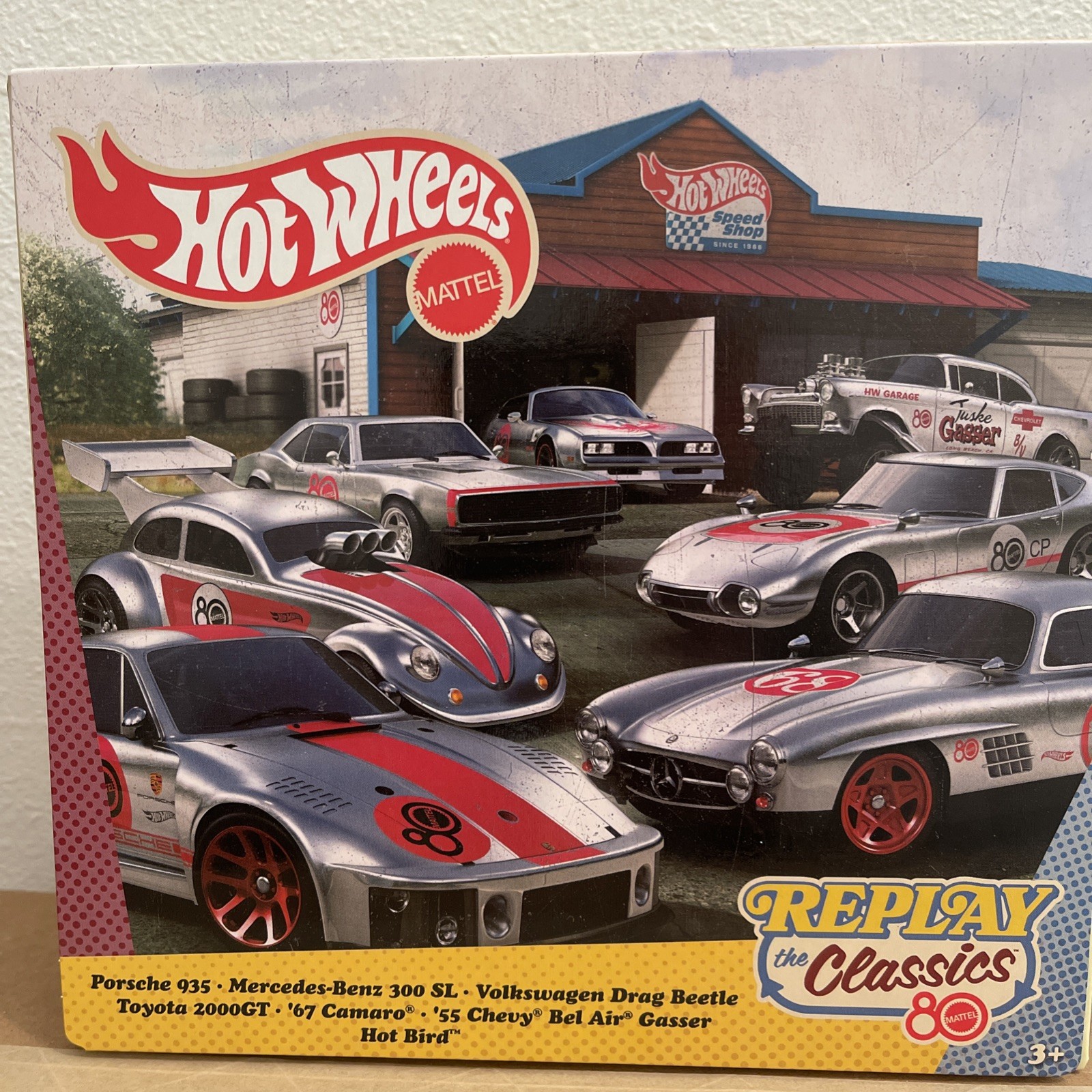 Hot Wheels 2025 Replay The Classics ZAMAC 7-Car Set  Mattel 80th Anniversary