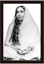 Maa Sarada Devi Graceful Photo Wall Painting Framed