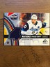 2025-26 SP Game Used Sebastian Aho 4 Nations Face-Off Fabrics Jersey Finland