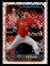 2024 Topps Chrome Update #USC47 Erick Fedde X-Fractors