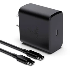 Super 45W Fast Wall Charger & 6FT USB-C Cable For Samsung Galaxy S22 S23 Note20