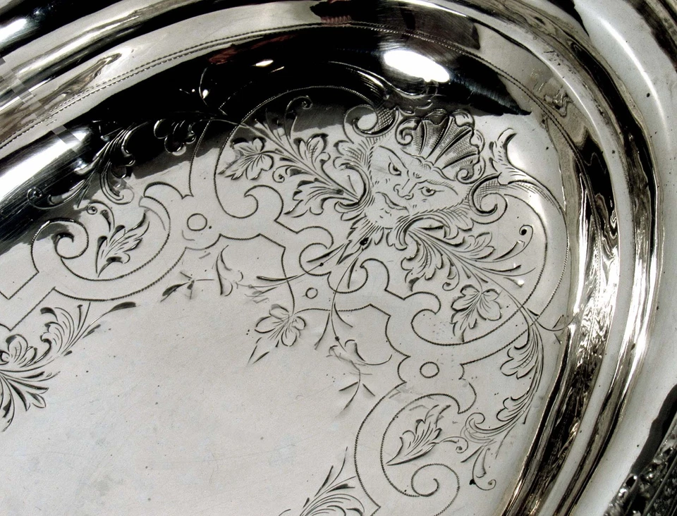 Cuenco central americano de plata esterlina c1890 EGIPCIO Foto 2 de 4