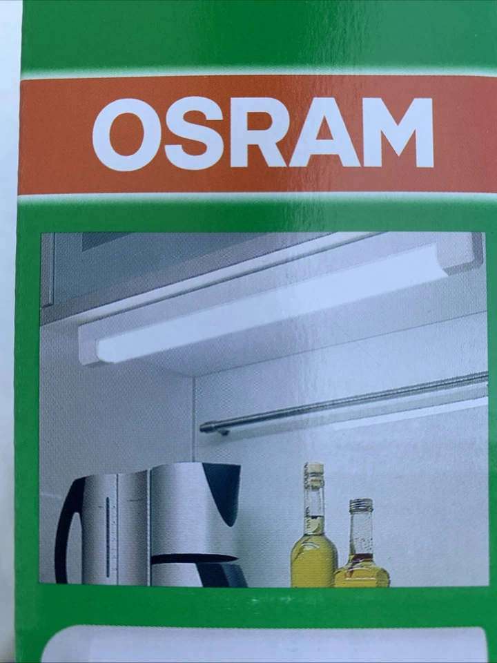 4 Stück Osram Ambralite EL 15W LED Unterbau Lichtleiste Netzstecker & Schalter
