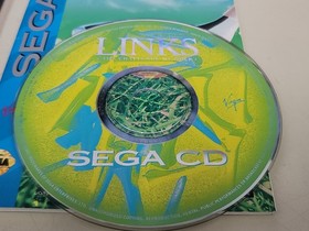 SEGA CD - LINKS:THE CHALLENGE OF GOLF - COMPLETE CIB W/REG CARD - TESTED/WORKING