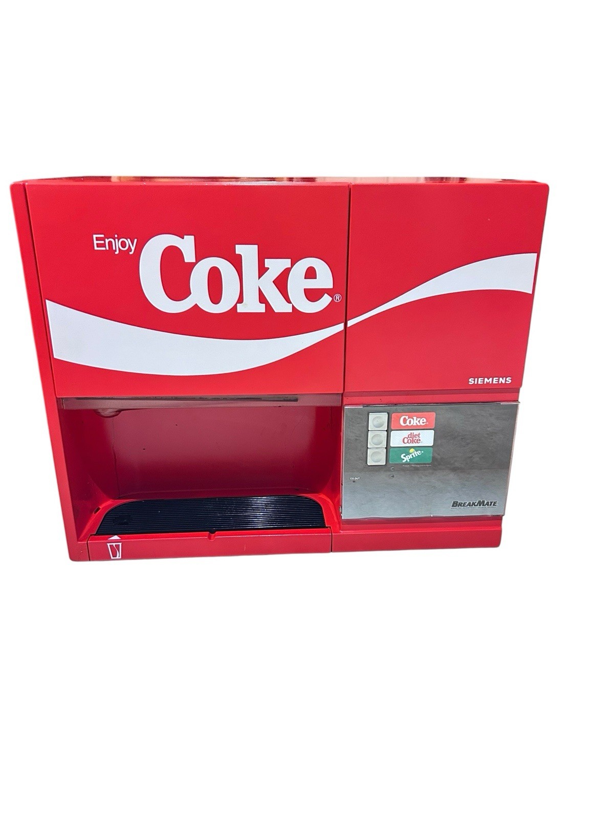 Original Coke Coca-Cola Breakmate Siemens Fountain Soda Machine Red | eBay